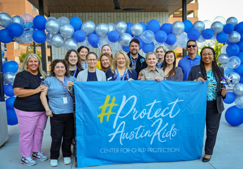 Center for Child Protection Staff Members at the Child Abuse Prevention Reception