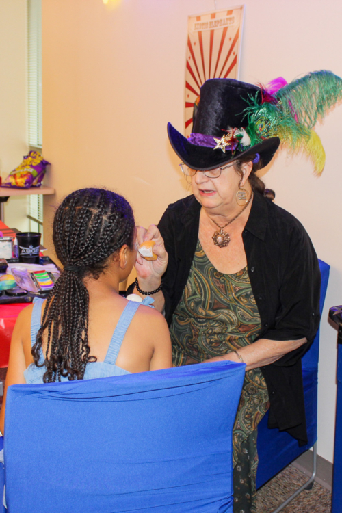Project Graduation Payment - Lady Doing Makeup On Young Girl