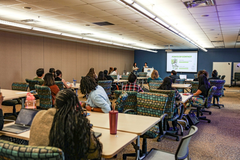 center for child protection community spotlight series room full of child protection team members learning about resources for our families